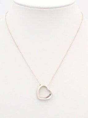 Tiffany & Co. Geometric Heart Necklace 925
